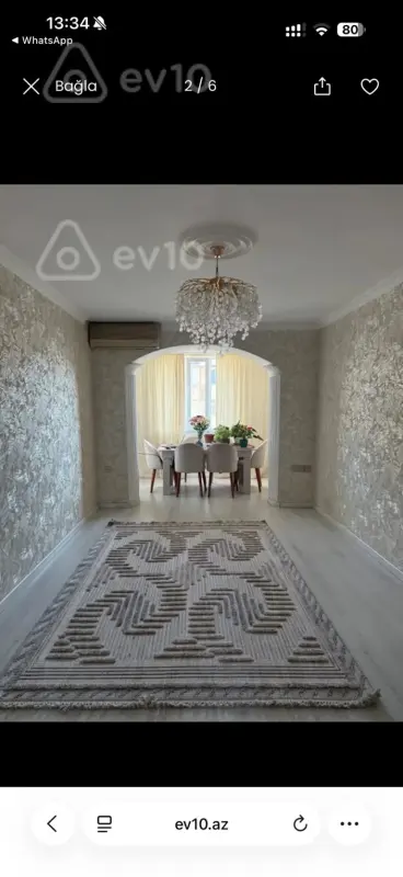 Kirayə verilir 3 otaqlı köhnə tikili 88 m²