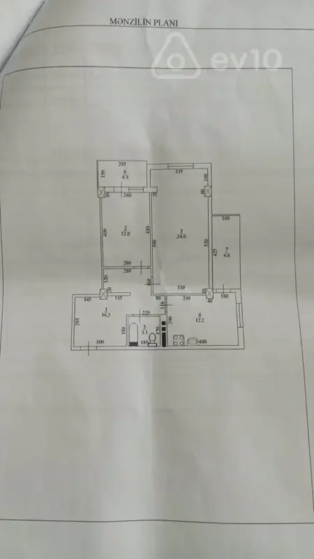 Satılır 2 otaqlı yeni tikili 80 m²