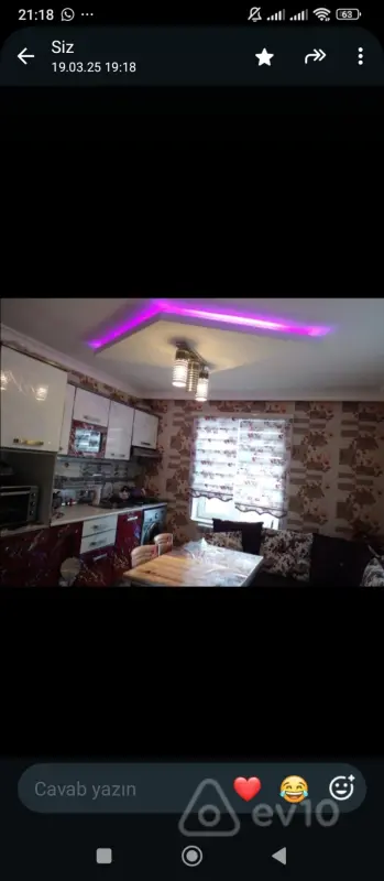 Kirayə verilir 2 otaqlı həyət evi 36 m²