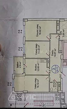 Satılır 3 otaqlı yeni tikili 86.3 m² — Bakı, Nizami 3 otaq 86.30 m²