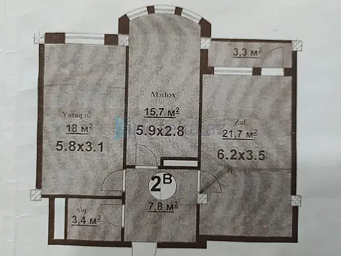 Satılır 3 otaqlı yeni tikili 70 m²