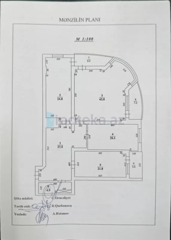 Satılır 3 otaqlı yeni tikili 175 m²