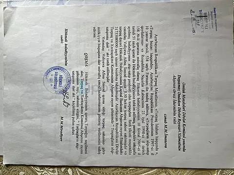 Satılır torpaq sahəsi