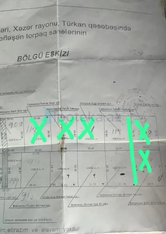 Satılır torpaq sahəsi