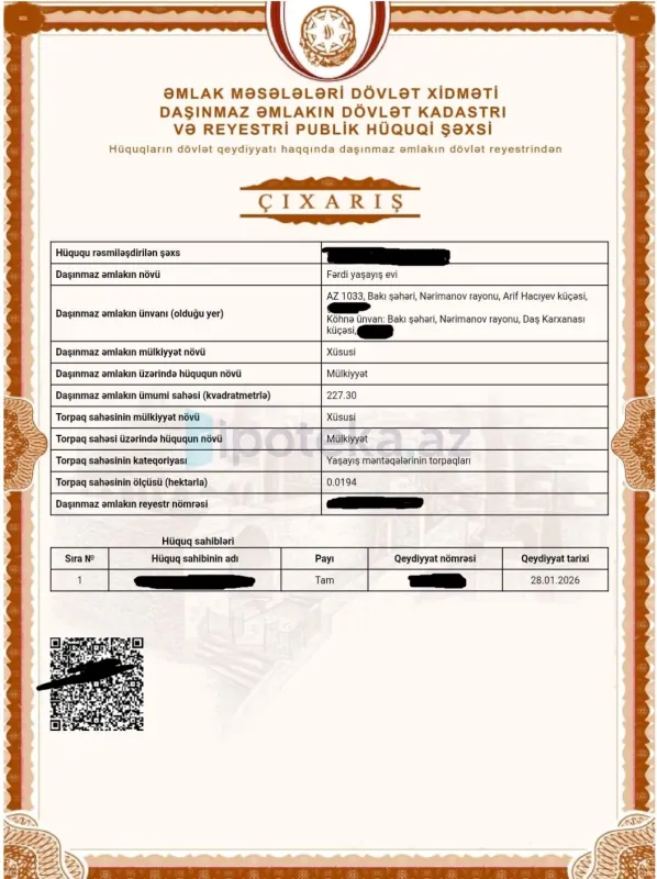 Satılır 9 otaqlı obyekt 230 m²