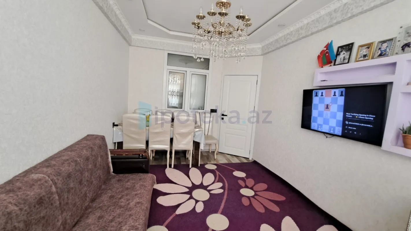 Satılır 2 otaqlı yeni tikili 54.3 m²