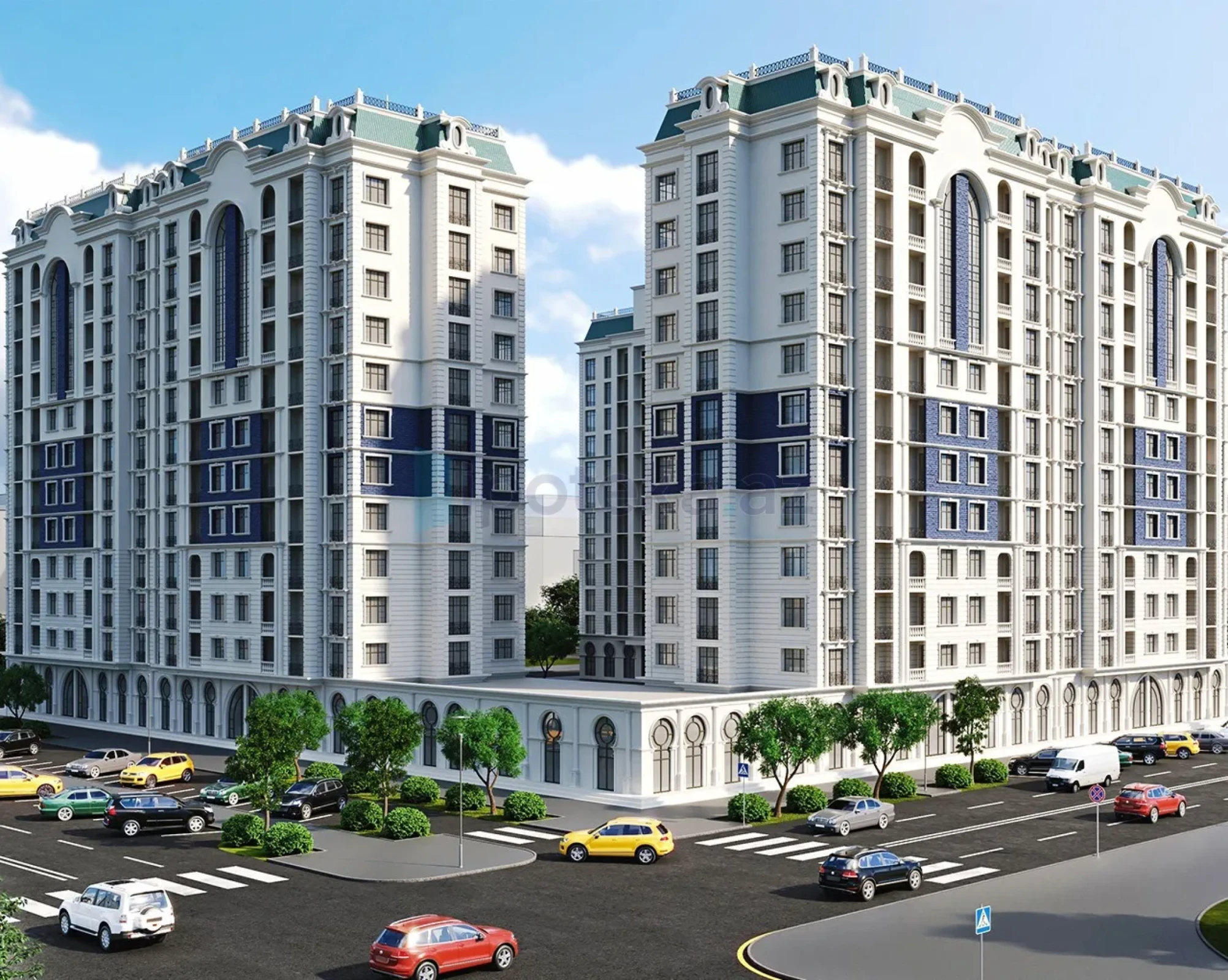 Satılır 2 otaqlı yeni tikili 44 m²