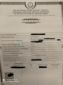 Satılır torpaq sahəsi