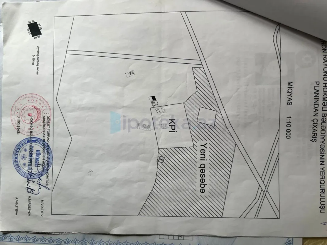 Satılır torpaq sahəsi