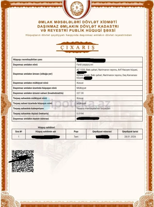 Satılır 9 otaqlı obyekt 230 m²