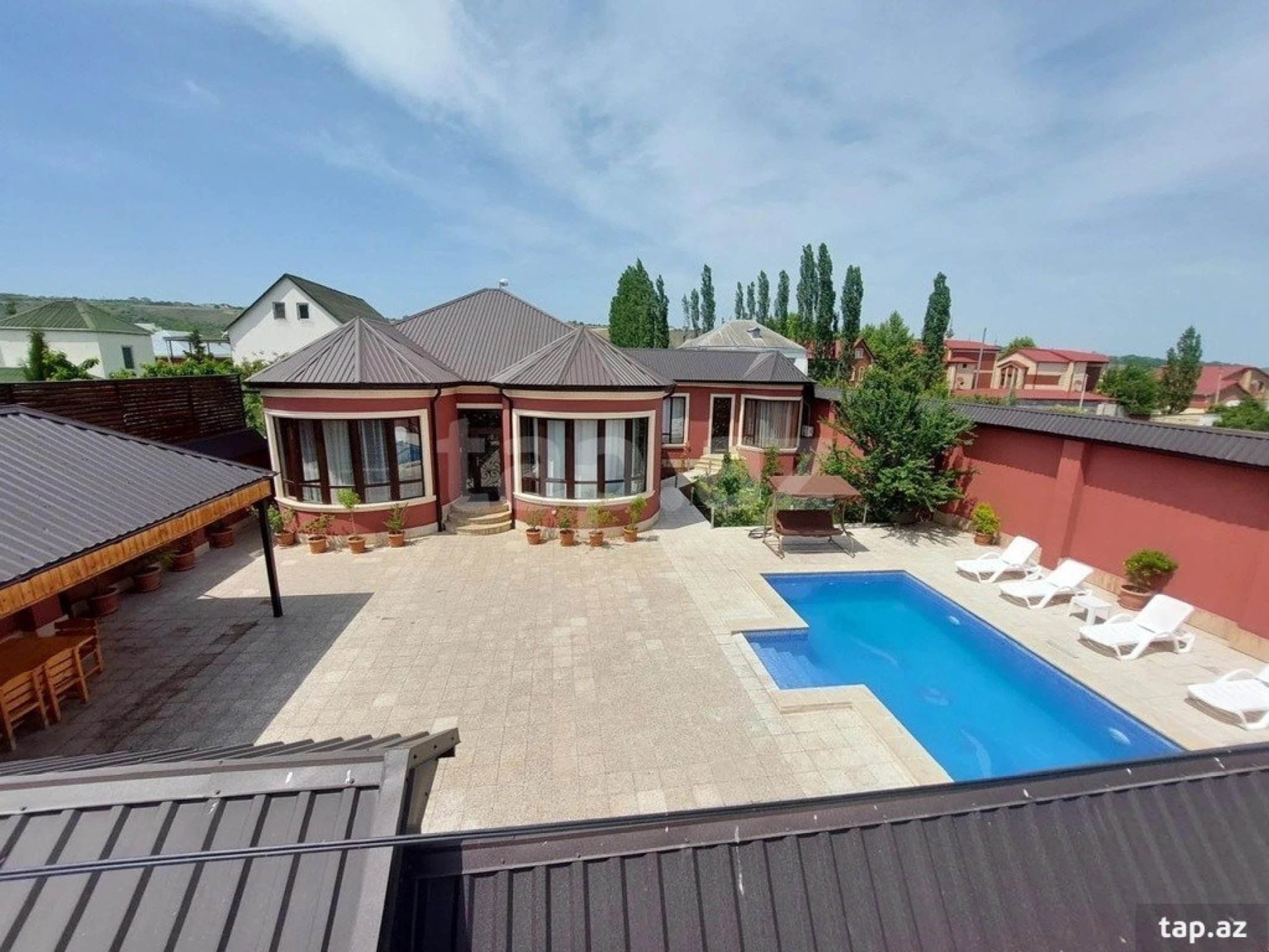 Kirayə verilir 3 otaqlı həyət evi