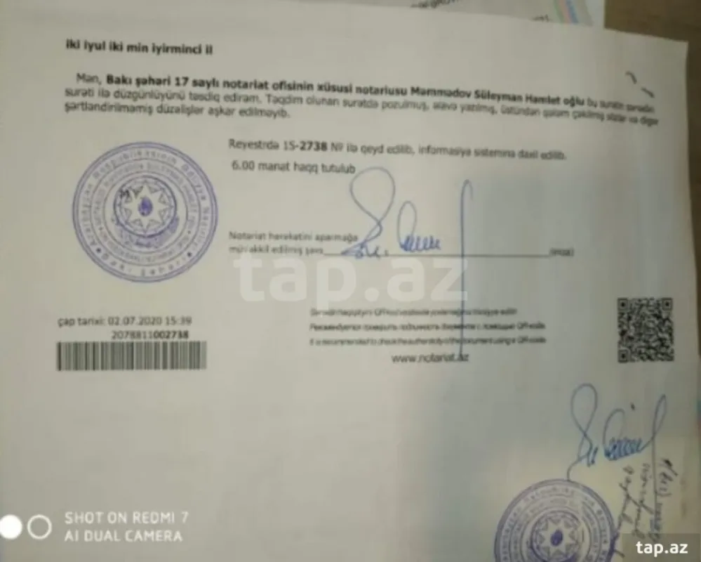 Satılır torpaq sahəsi