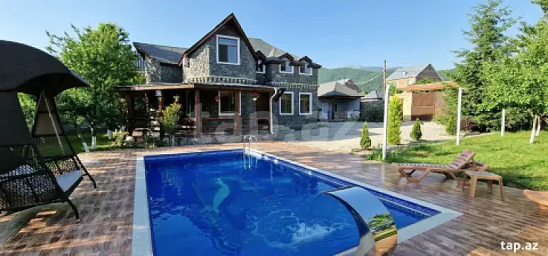 Kirayə verilir 4 otaqlı həyət evi 100 m² — Qəbələ 4 otaq 100.00 m²