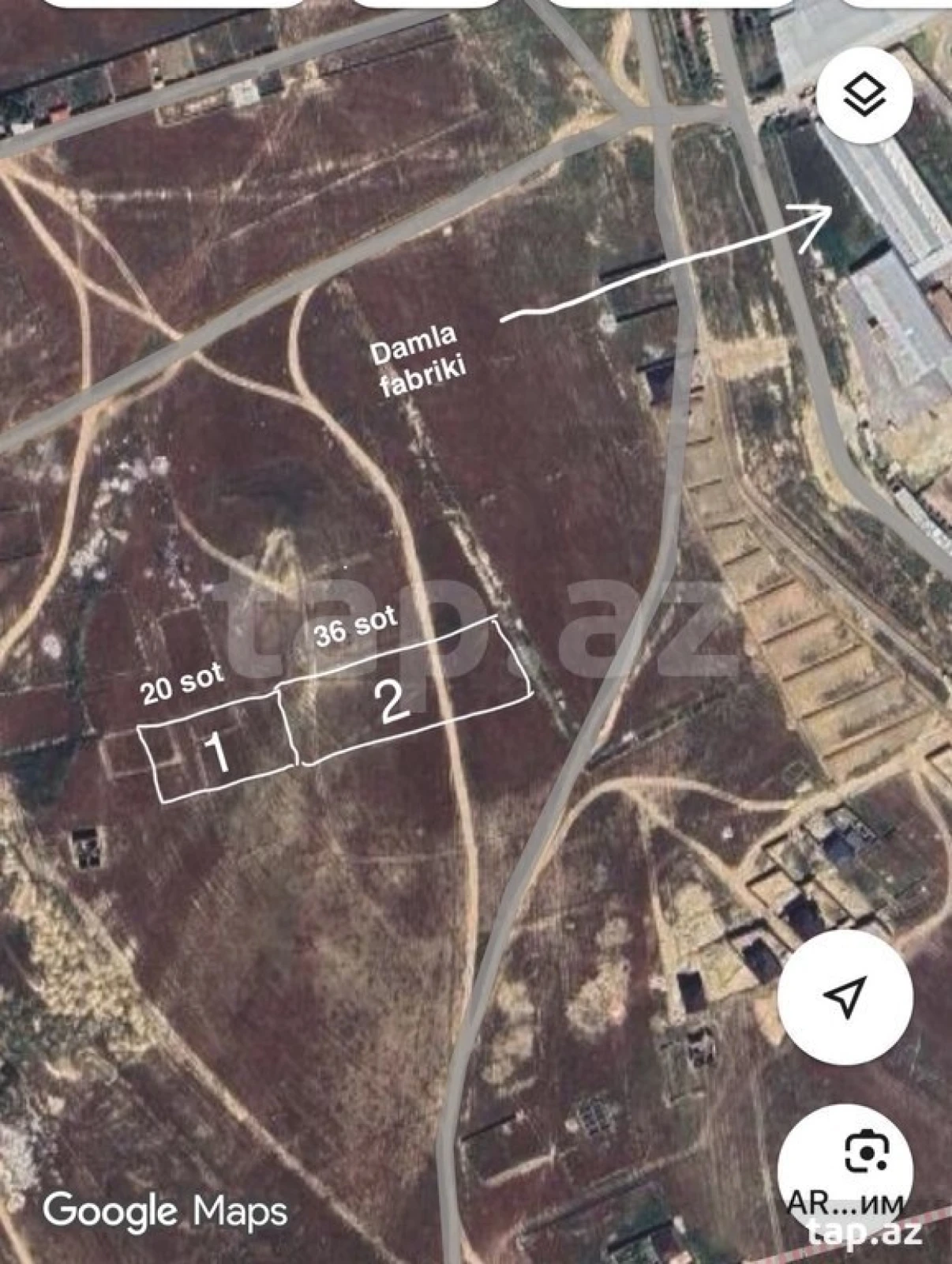 Satılır torpaq sahəsi