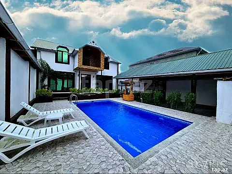 Kirayə verilir 5 otaqlı həyət evi 200 m² — Qəbələ 5 otaq 200.00 m²