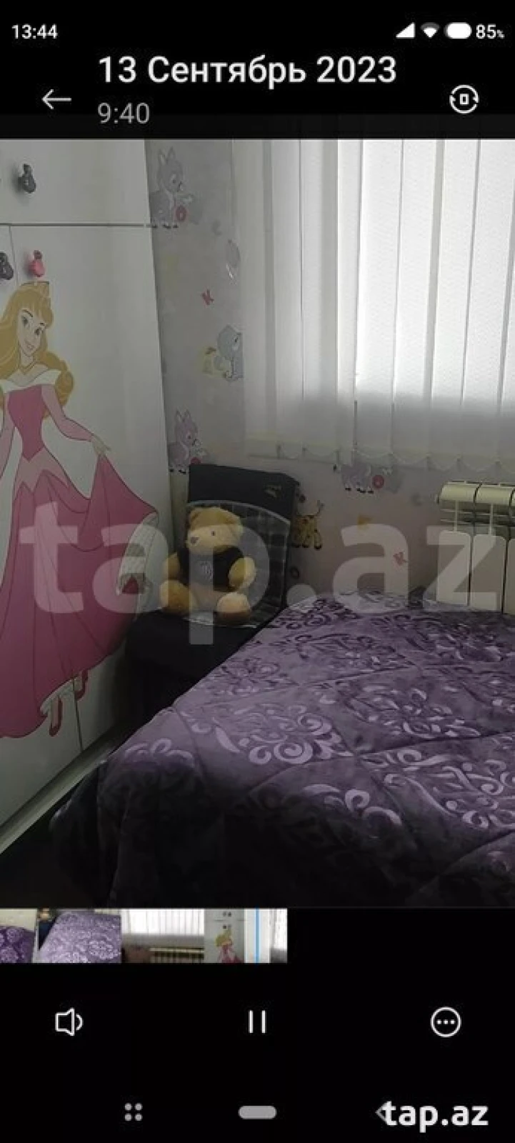 Satılır 3 otaqlı mənzil 52 m²