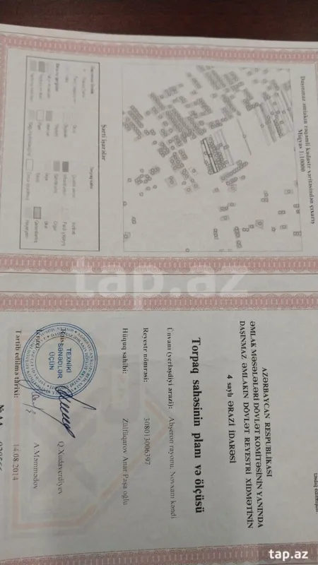 Satılır torpaq sahəsi