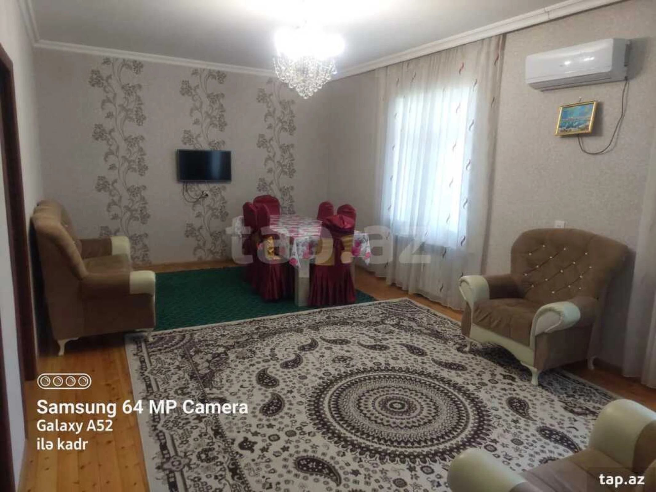 Kirayə verilir 3 otaqlı həyət evi