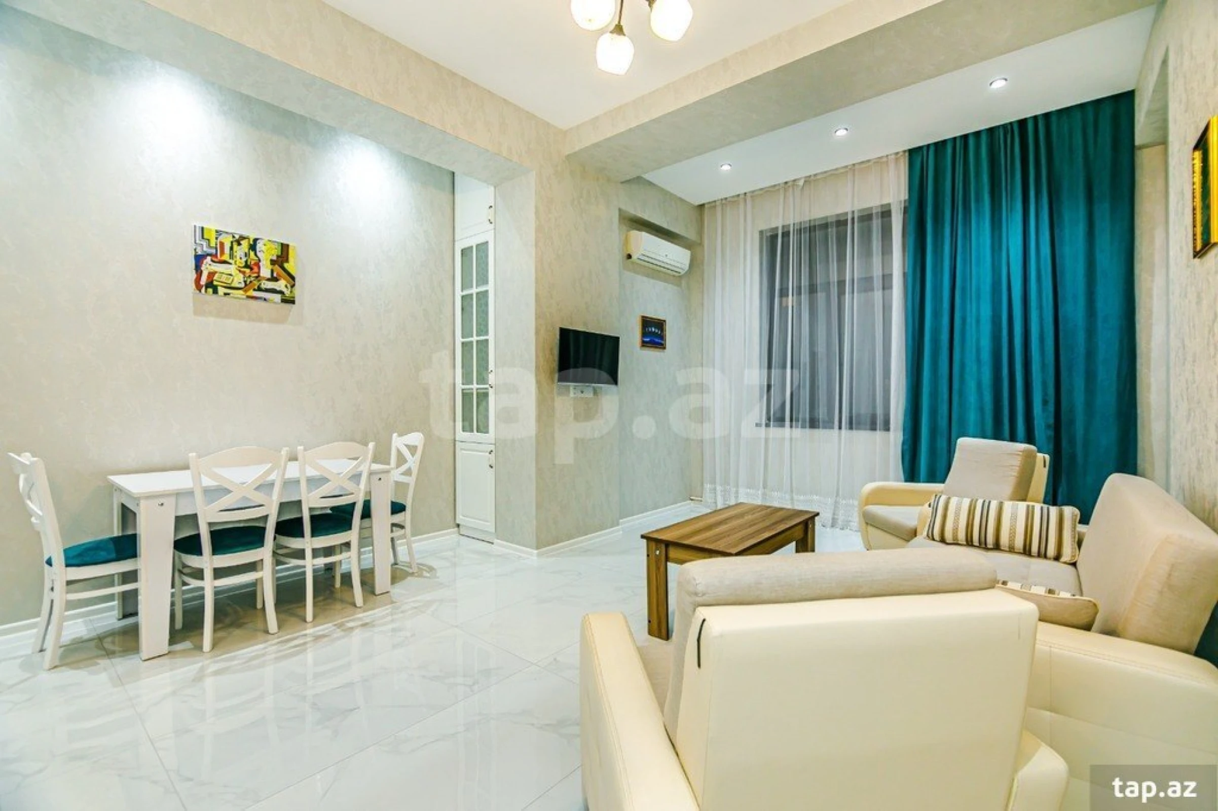 Kirayə verilir 2 otaqlı yeni tikili 80 m²