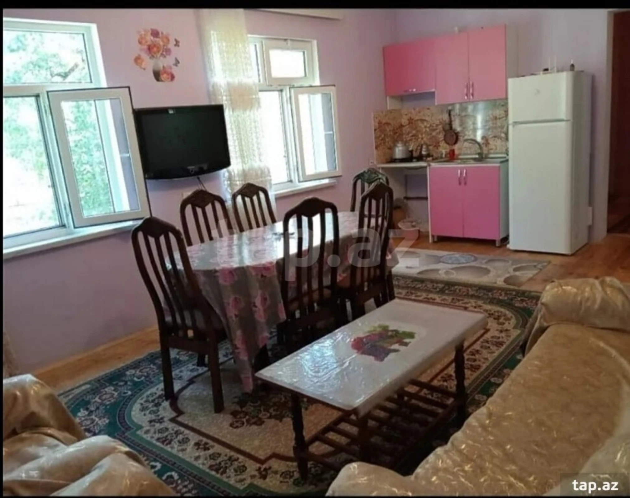 Kirayə verilir 3 otaqlı həyət evi