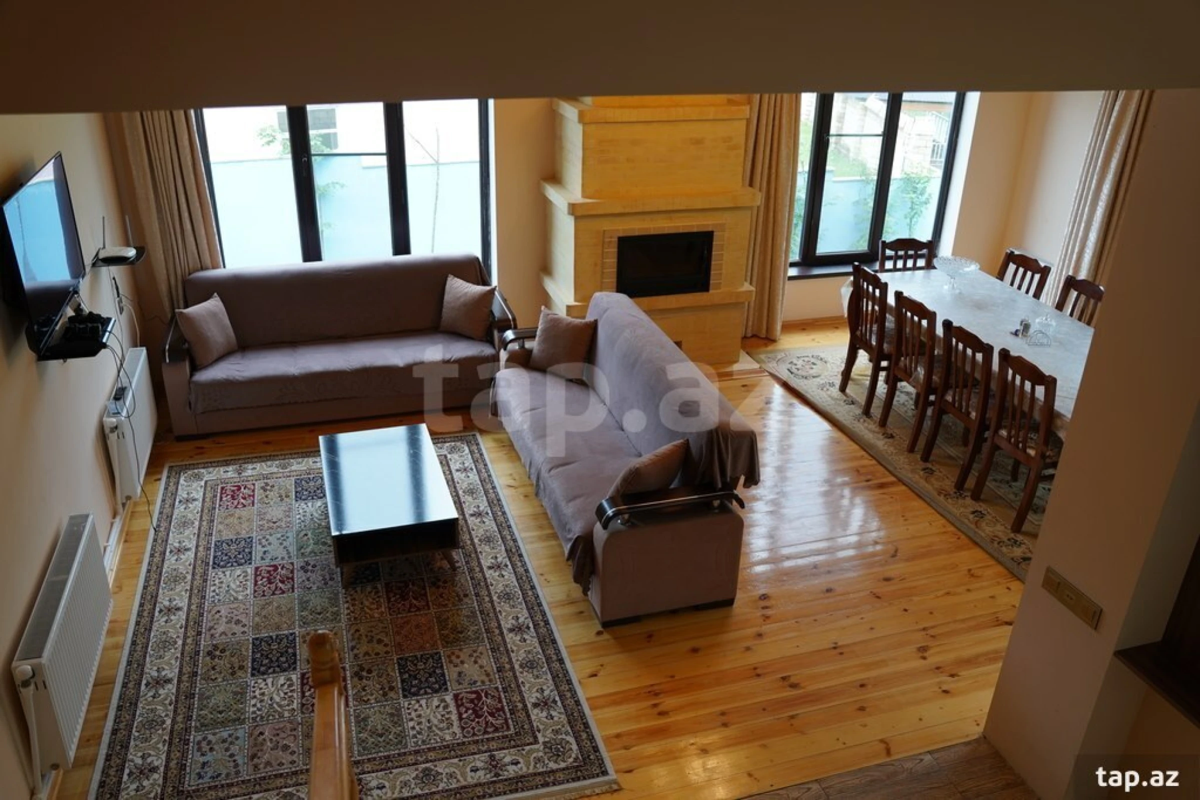 Kirayə verilir 3 otaqlı həyət evi