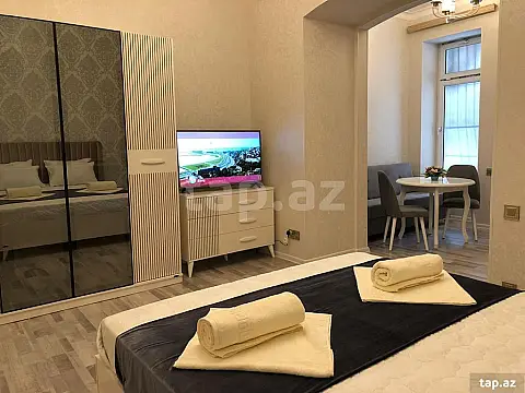 Kirayə verilir 1 otaqlı mənzil 40 m² — Bakı, Nizami 1 otaq 40.00 m²