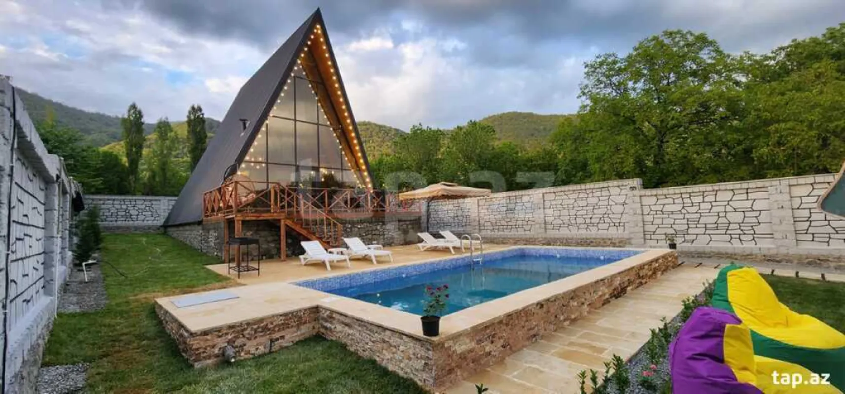 Kirayə verilir 3 otaqlı həyət evi