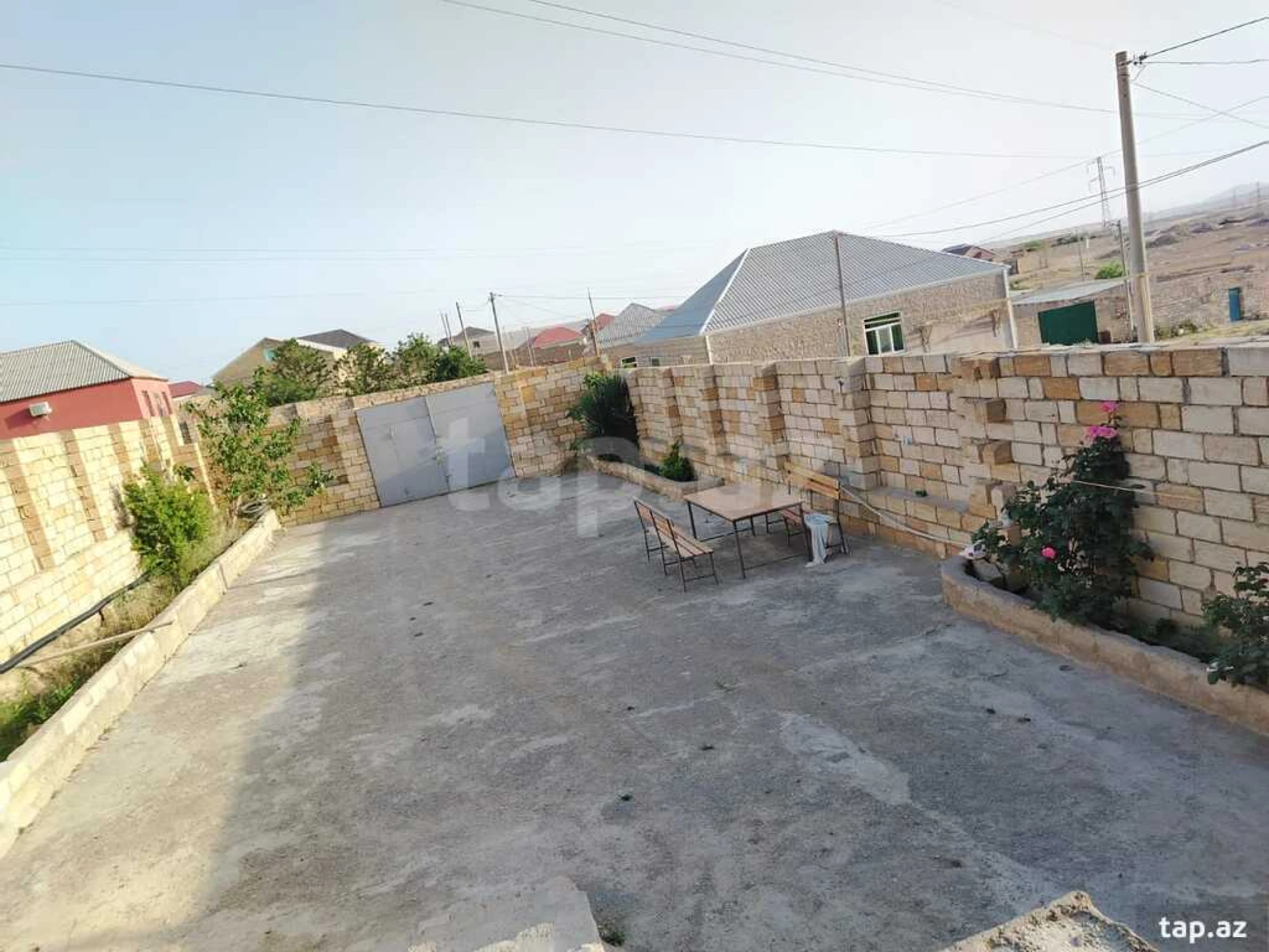 Kirayə verilir 3 otaqlı həyət evi