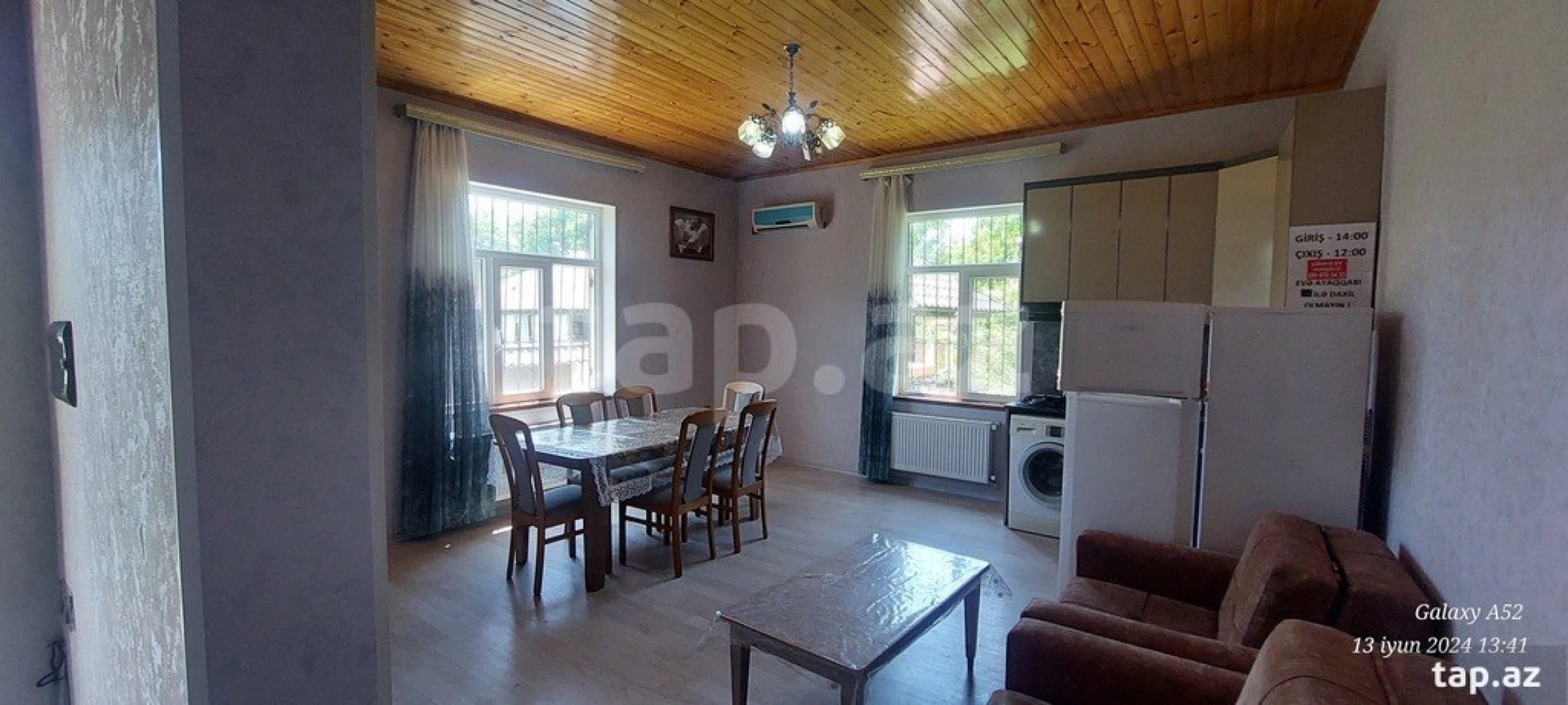 Kirayə verilir 3 otaqlı həyət evi