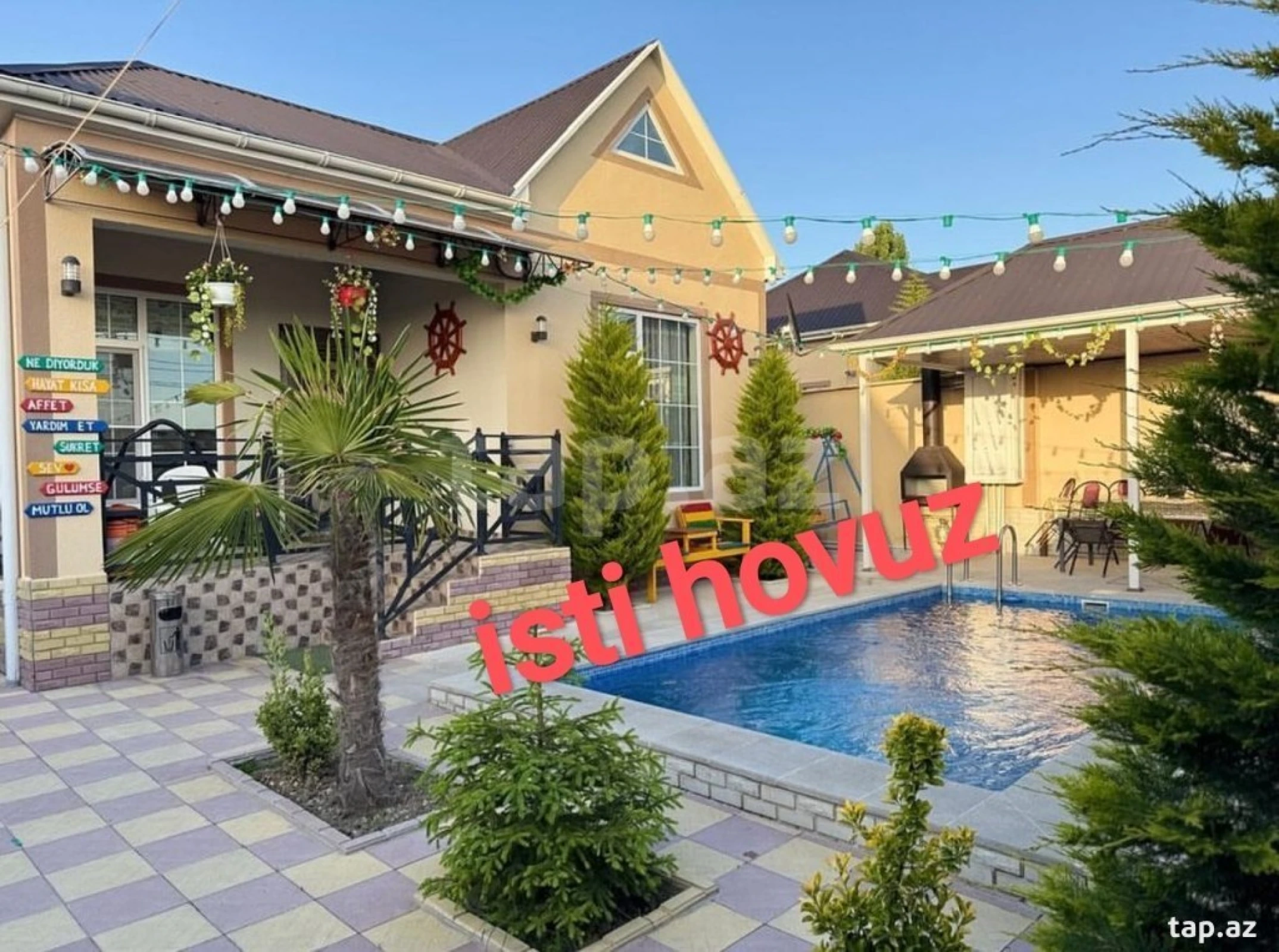 Kirayə verilir 2 otaqlı həyət evi