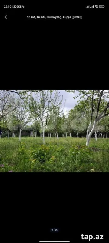 Satılır torpaq sahəsi