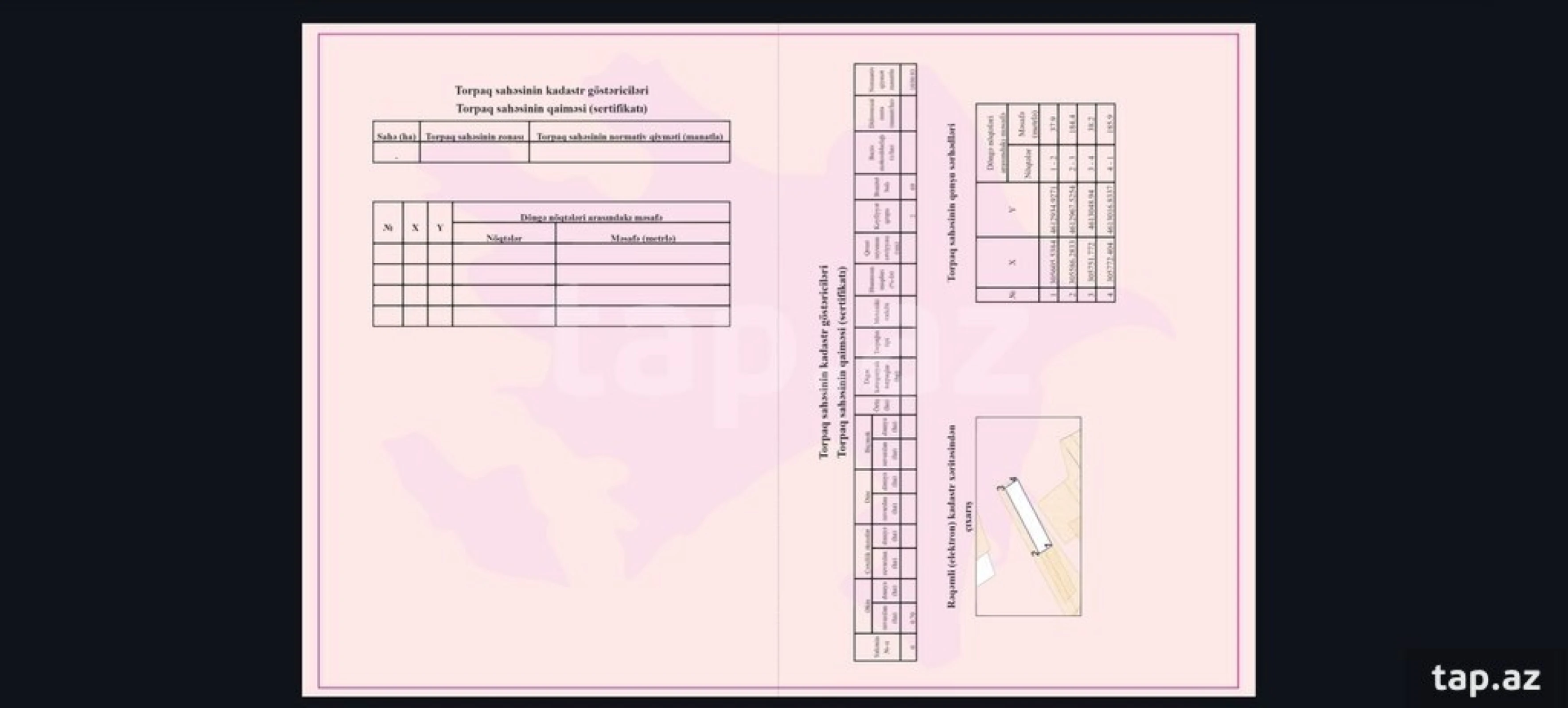 Satılır torpaq sahəsi