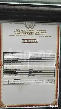 Satılır torpaq sahəsi