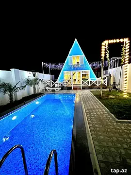 Kirayə verilir 3 otaqlı həyət evi 160 m² — Qəbələ 3 otaq 160.00 m²