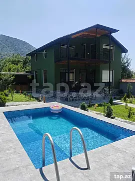 Kirayə verilir 4 otaqlı həyət evi 90 m² — Qax 4 otaq 90.00 m²