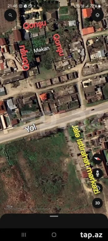 Satılır torpaq sahəsi