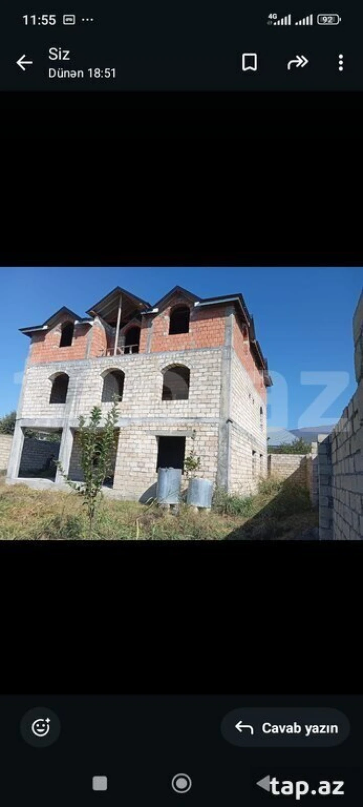 Satılır 10 otaqlı həyət evi