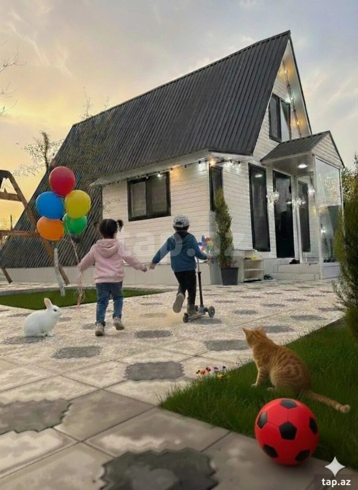 Kirayə verilir 2 otaqlı həyət evi 100 m²