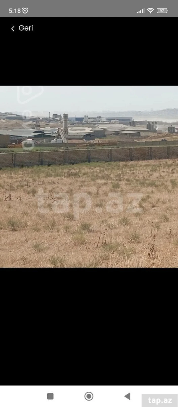 Satılır torpaq sahəsi