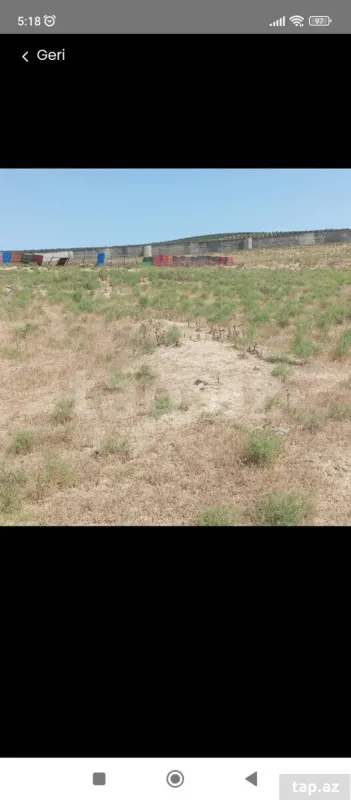 Satılır torpaq sahəsi