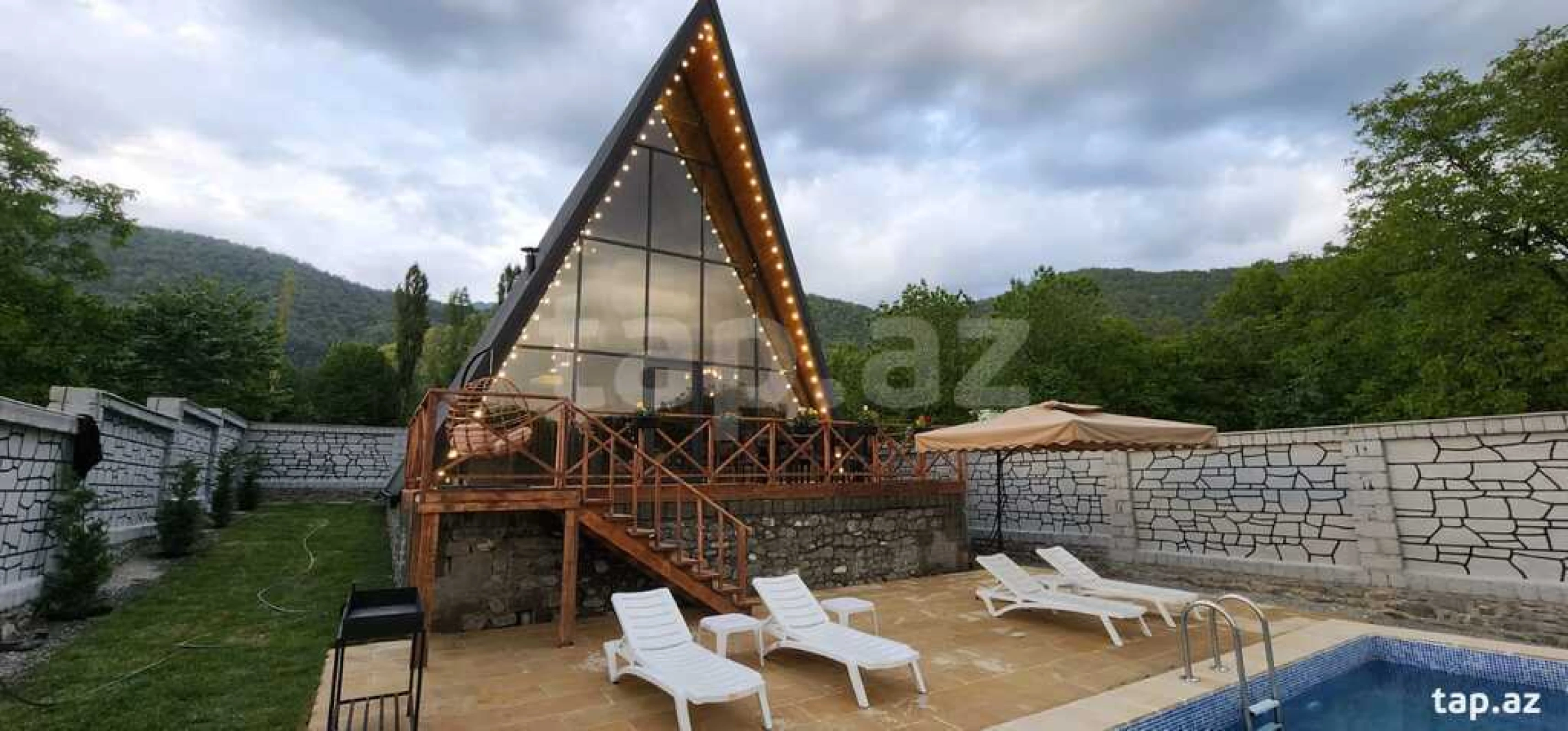 Kirayə verilir 3 otaqlı həyət evi