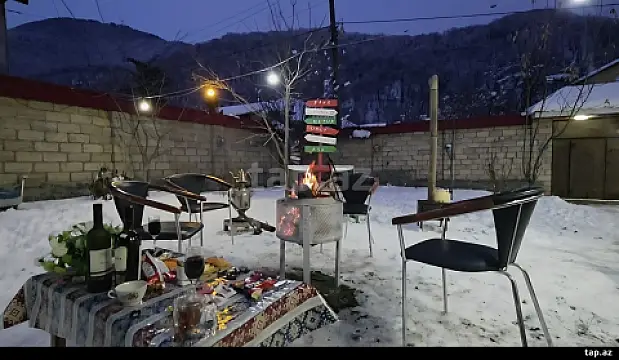 Kirayə verilir 4 otaqlı həyət evi — Qəbələ 4 otaq