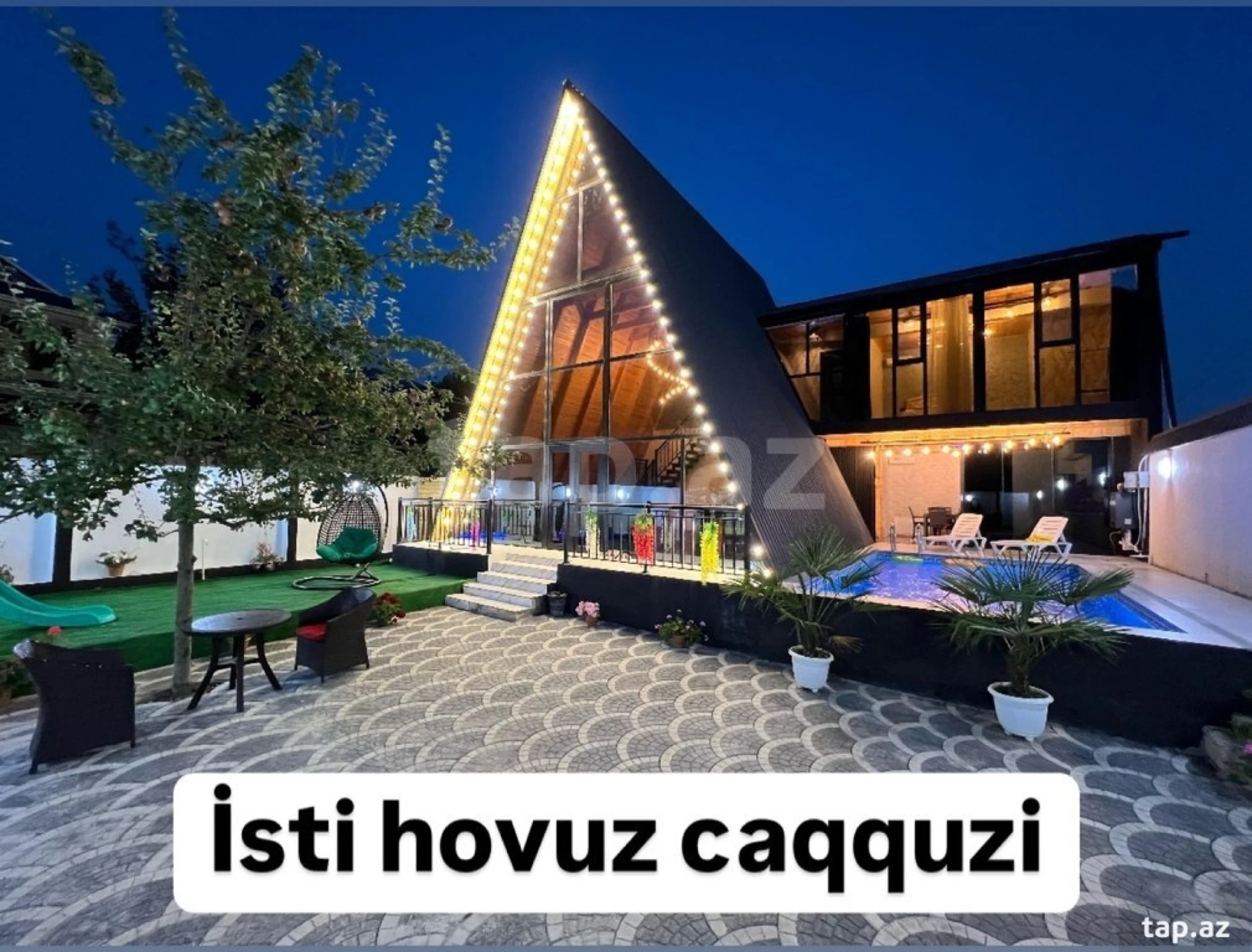 Kirayə verilir 4 otaqlı həyət evi