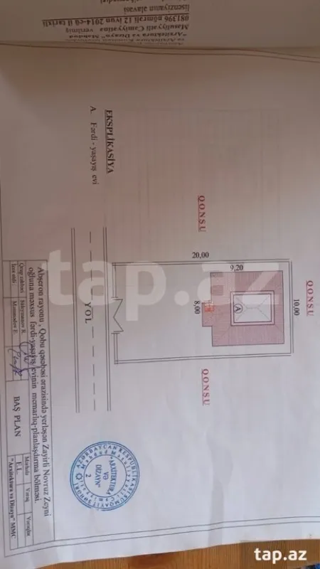 Satılır torpaq sahəsi