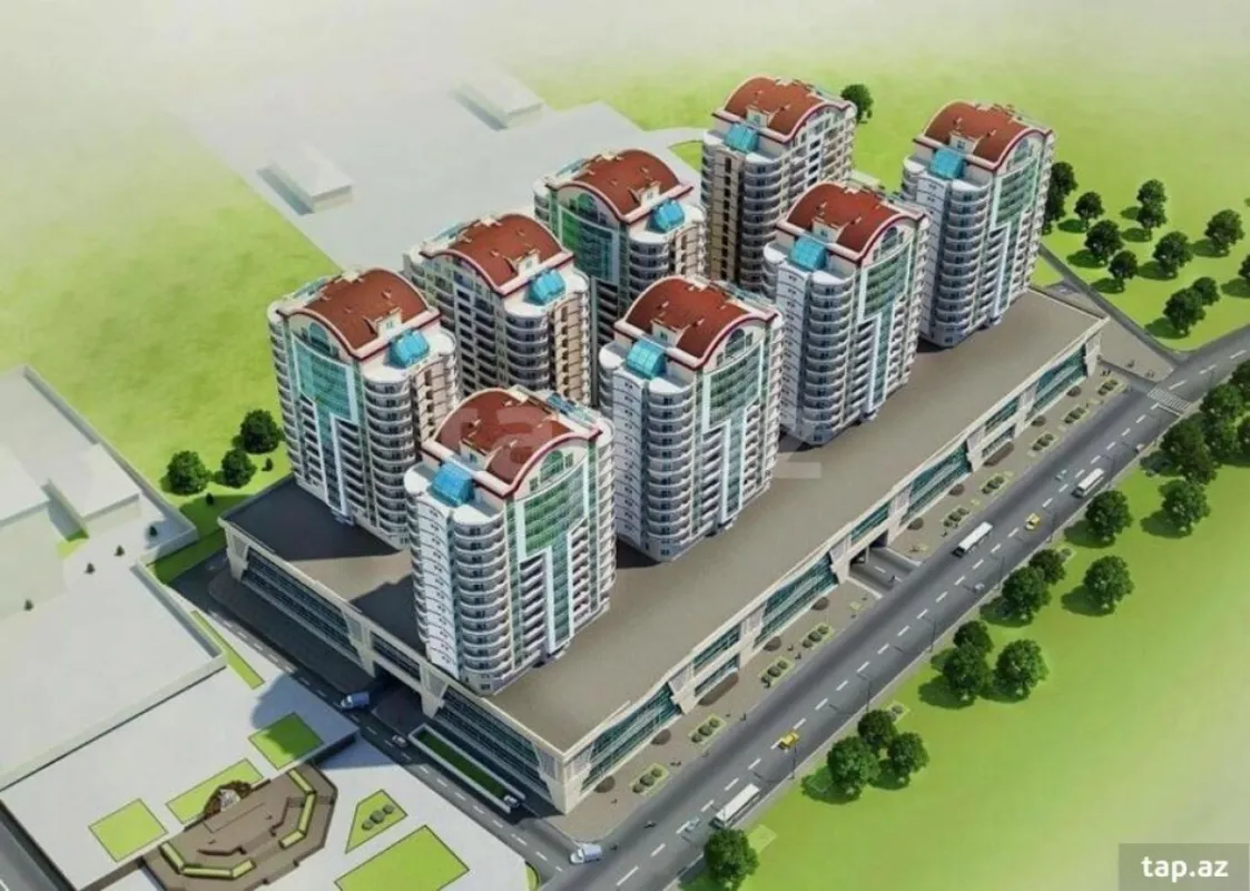 Satılır 2 otaqlı yeni tikili 78 m²