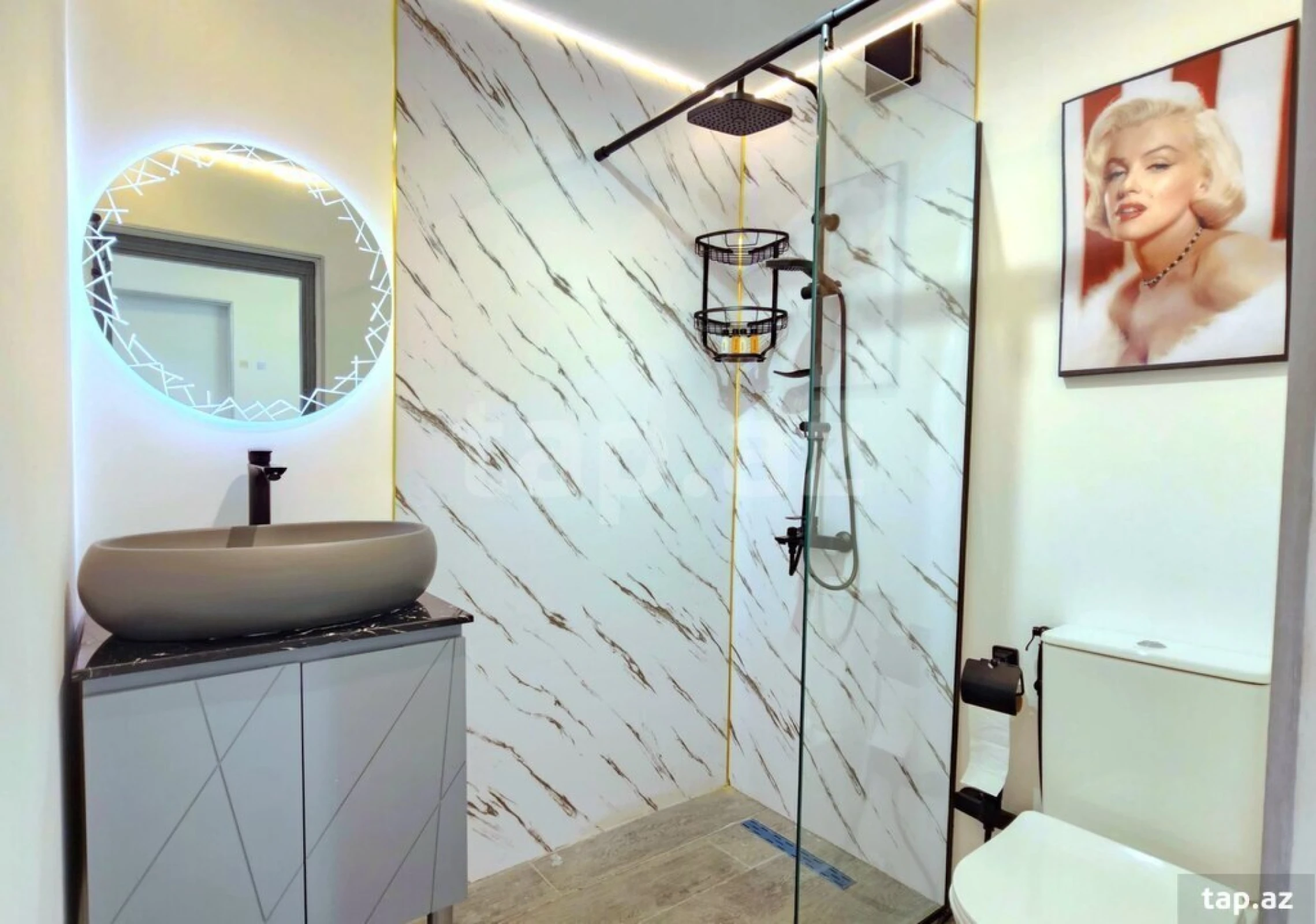 Kirayə verilir 1 otaqlı mənzil 42 m²