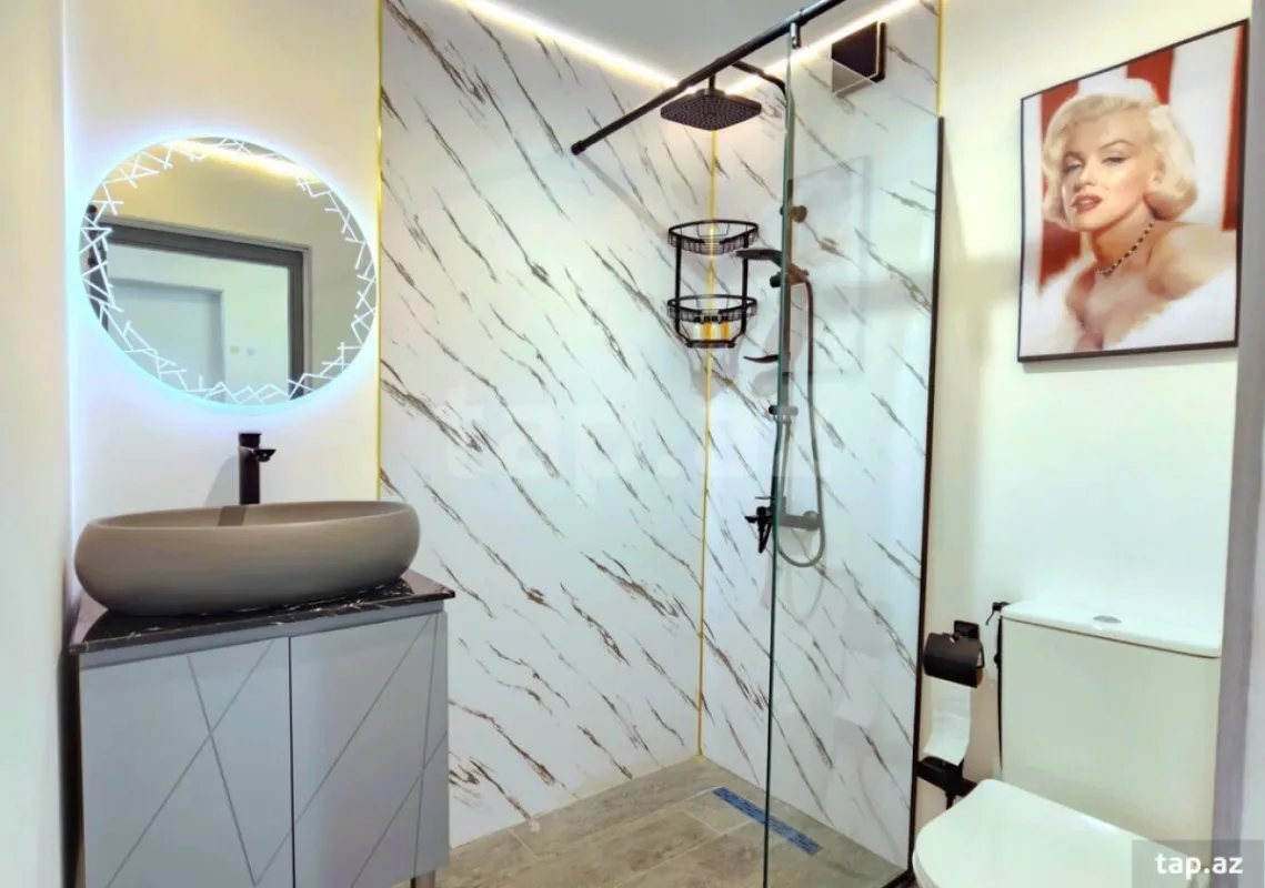 Kirayə verilir 1 otaqlı mənzil 42 m²