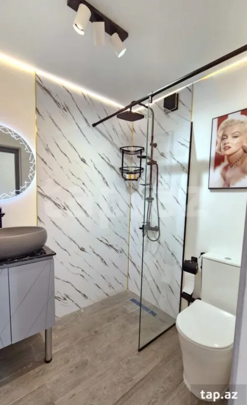 Kirayə verilir 1 otaqlı mənzil 42 m²