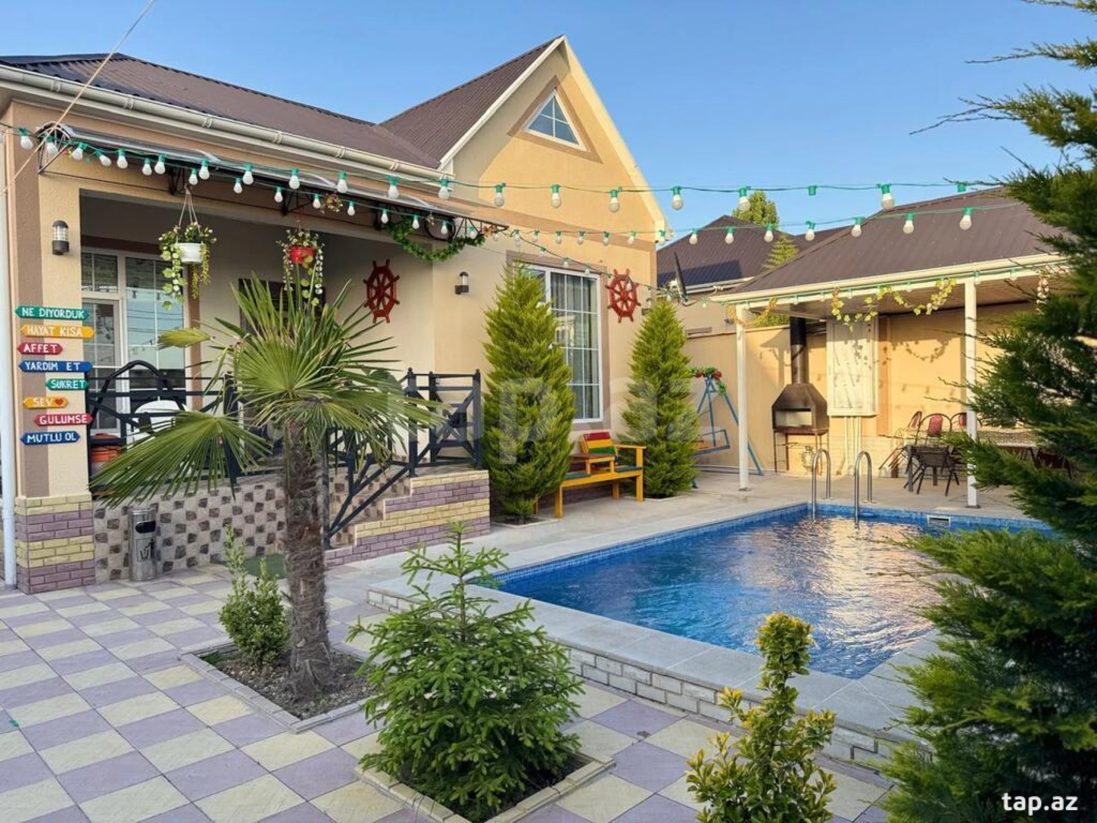 Kirayə verilir 3 otaqlı həyət evi