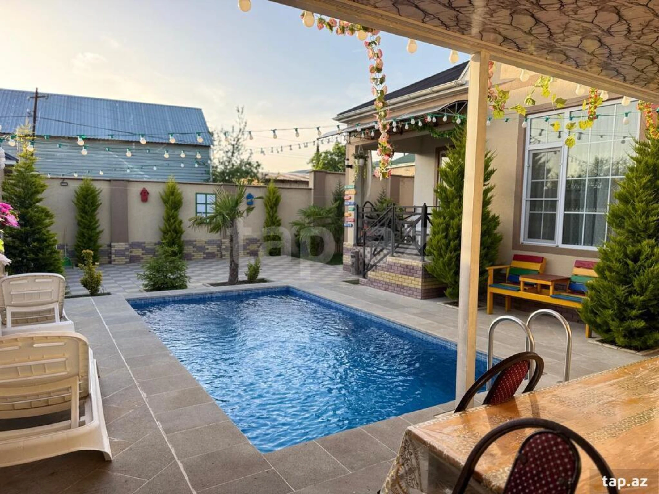 Kirayə verilir 3 otaqlı həyət evi